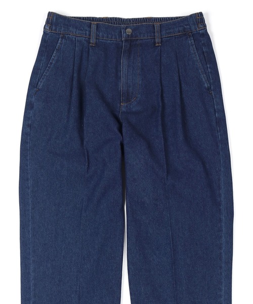 LANVIN en Bleu(ランバンオンブルー)の「2タック センタークリース デニム スラックス(スラックス・メンズ・インディゴブルー/ライトインディゴブルー・46/48/50/52)」の9枚目の写真