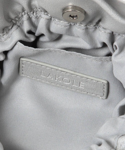 LAKOLE(ラコレ)の「デザイン2WAYハンドルミニショルダー / 1051822(ショルダーバッグ・レディース・ブラック/グレー/イエロー/ボルドー・FREE)」の22枚目の写真