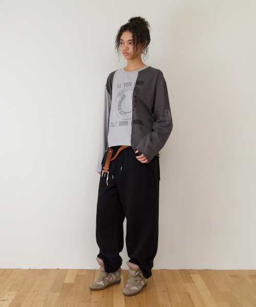 THEVINYLHOUSE（ザバイニルハウス）の「BELTED DETAIL SWEAT PANTS BLACK（スウェットパンツ・メンズ・その他・SMALL/MEDIUM/LARGE）」の8枚目の写真