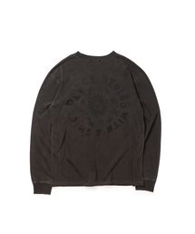 ピースサークル PIGMENT 長袖Tシャツ (ストーングレー)