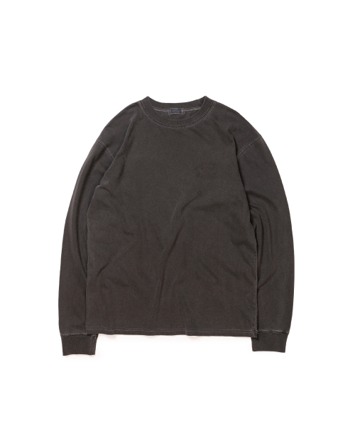 BIGWAVE COLLECTIVE（ビッグウェーブコレクティブ）の「ピースサークル PIGMENT 長袖Tシャツ (ストーングレー)（Tシャツ/カットソー・レディース・その他・MEDIUM/X-LARGE）」の2枚目の写真