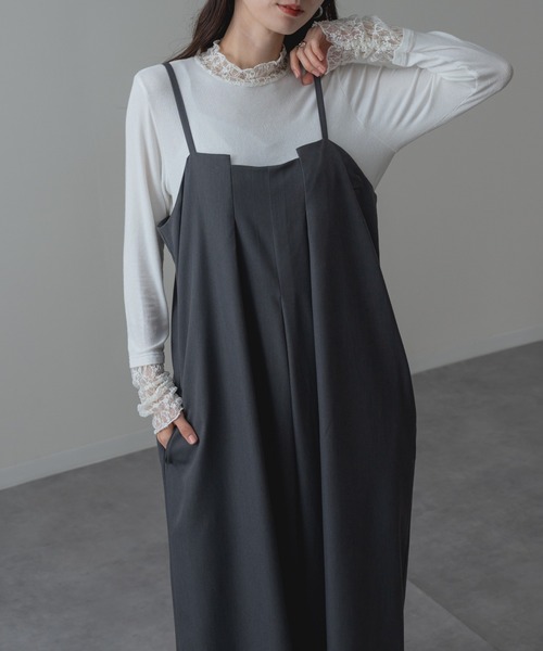 ANNA LUNA(アンナルナ)の「【ANNA LUNA】重ねる だけで今っぽい! レース タートル プルオーバー(Tシャツ/カットソー・レディース・ブラウン/ブラック/ホワイト/ライトグレー・MEDIUM)」の11枚目の写真
