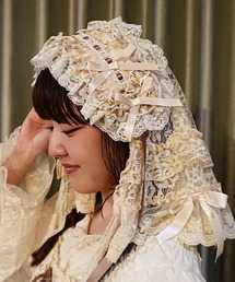 myu:loret（ミュウロレット）の「花柄レースヘッドドレス（その他雑貨）」