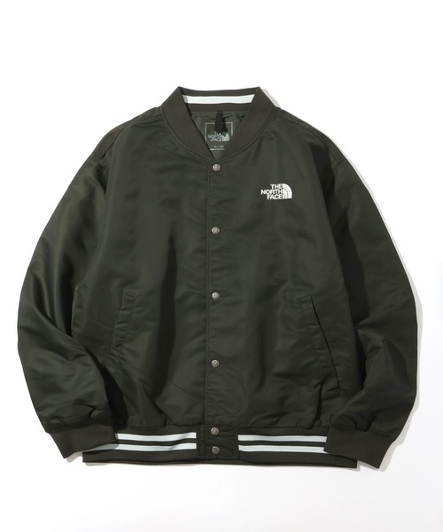 THE NORTH FACE(ザノースフェイス)の「【THE NORTH FACE/ザノースフェイス】M'S BRETON JACKET ボンバージャケット(ブルゾン・メンズ・ダークカーキ/ブラック/ネイビー・S/XL/L/M)」の2枚目の写真