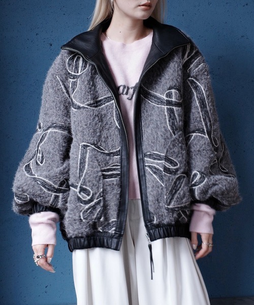 UND REVERSIBLE RIBBON BOA JACKET（ブルゾン）｜Ameri（アメリ）の