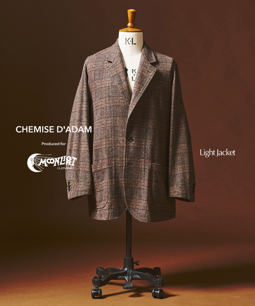 417 EDIFICE(フォーワンセブンエディフィス)の「CHEMISE D'ADAM × MOONLIGHT CLOTHING Light ジャケット(その他アウター・メンズ・チョコ/ブラウン系その他・MEDIUM/LARGE)」の1枚目の写真