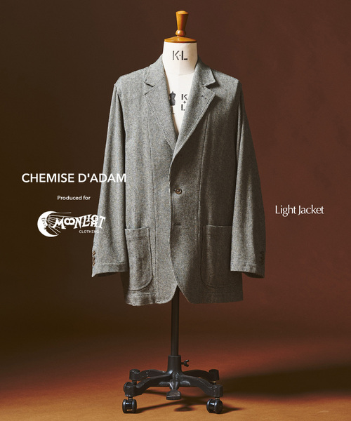 417 EDIFICE(フォーワンセブンエディフィス)の「CHEMISE D'ADAM × MOONLIGHT CLOTHING Light ジャケット(その他アウター・メンズ・チョコ/ブラウン系その他・MEDIUM/LARGE)」の2枚目の写真