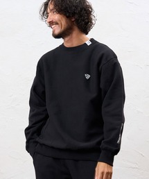 msw1944- 12oz  brushed lining trainer (musical note print ) クルーネックススウェット(NR26W-12)