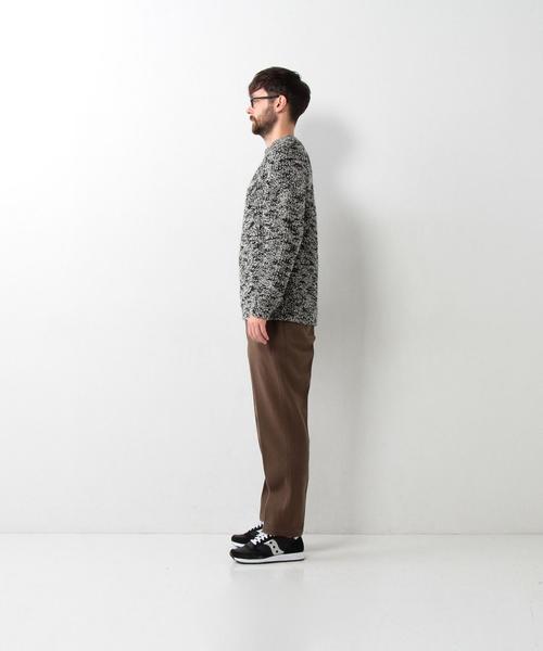 BATONER（バトナー）の「＜BATONER×Steven Alan＞ MIX CREW/ﾆｯﾄ