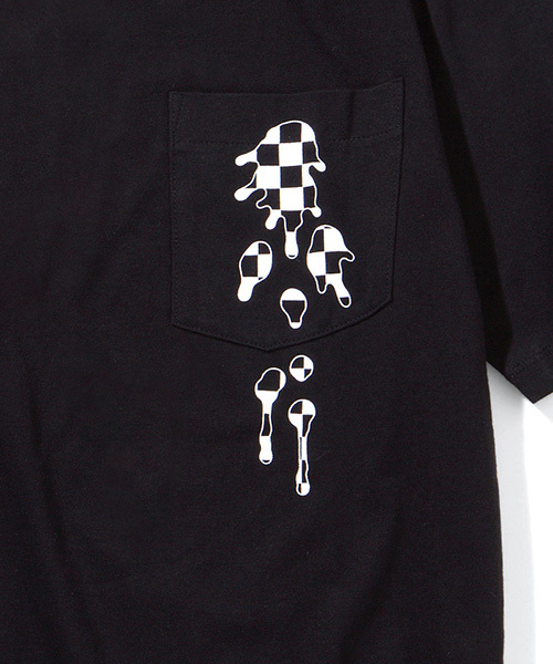 NUMBER (N)INE(ナンバーナイン)の「POCKET T-SHIRT_CHECKERD FALG(Tシャツ/カットソー・メンズ・ホワイト/ブラック・3/2/4)」の12枚目の写真