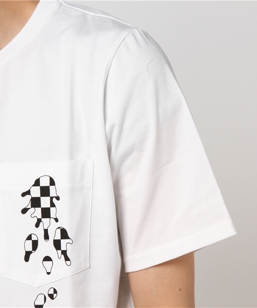 NUMBER (N)INE(ナンバーナイン)の「POCKET T-SHIRT_CHECKERD FALG(Tシャツ/カットソー・メンズ・ホワイト/ブラック・3/2/4)」の8枚目の写真