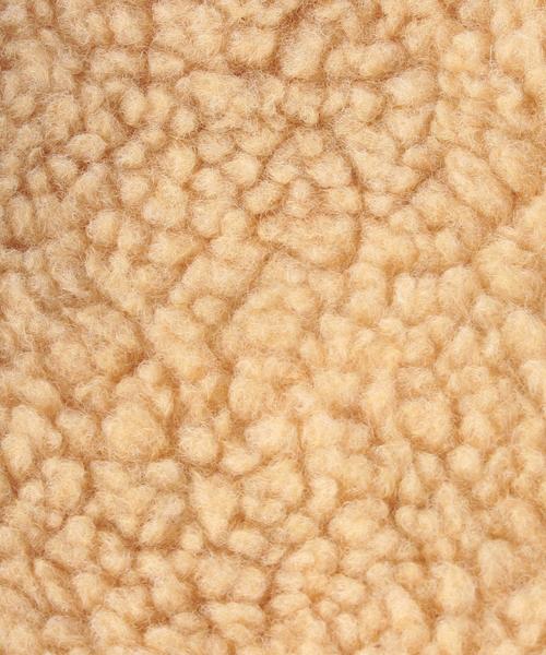 PONY GO ROUND(ポニーゴーラウンド)の「別注【PONY GO ROUND(ポニーゴーラウンド)】ボア キャップ◆(キャップ・キッズ・ナチュラル/ネイビー・48-50cm)」の10枚目の写真