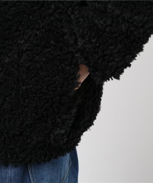 archives(アルシーヴ)の「【WEB限定】ボアブルゾン(ブルゾン・レディース・ブラック/ワイン/ピンク/グレー・MEDIUM)」の13枚目の写真