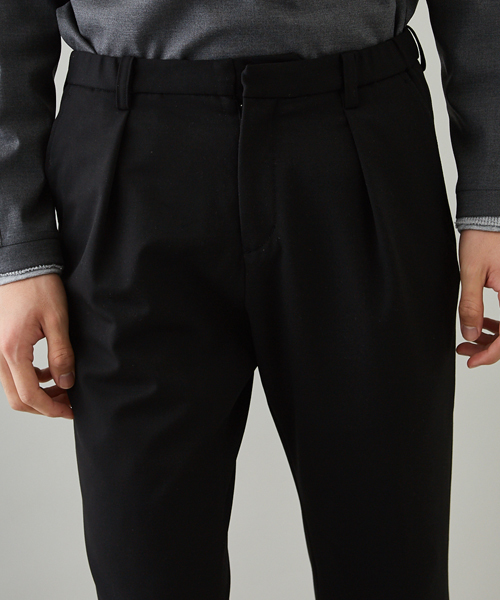 STUDIOUS（ステュディオス）の「STUDIOUS “VISLY TWILL” イージースラックス（スラックス・メンズ・ブラック/グレー・1/3/2）」の16枚目の写真