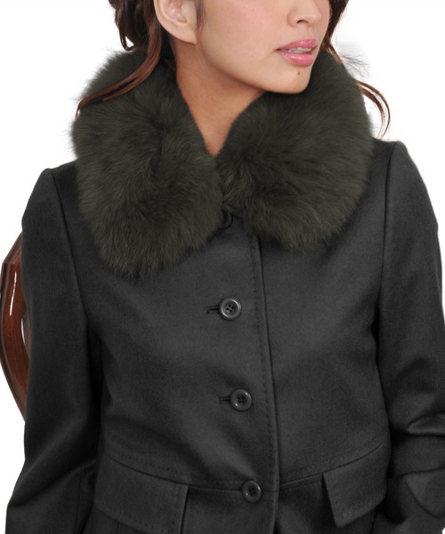 フォックスファー付け襟（付け襟）｜sankyo shokai（サンキョウショウカイ）