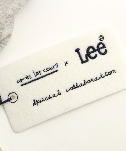 apres les cours（アプレレクール）の「LEE袖フリルTシャツ（Tシャツ/カットソー・キッズ・グレー/オフホワイト・100/120/80/90/110/130/140）」の11枚目の写真