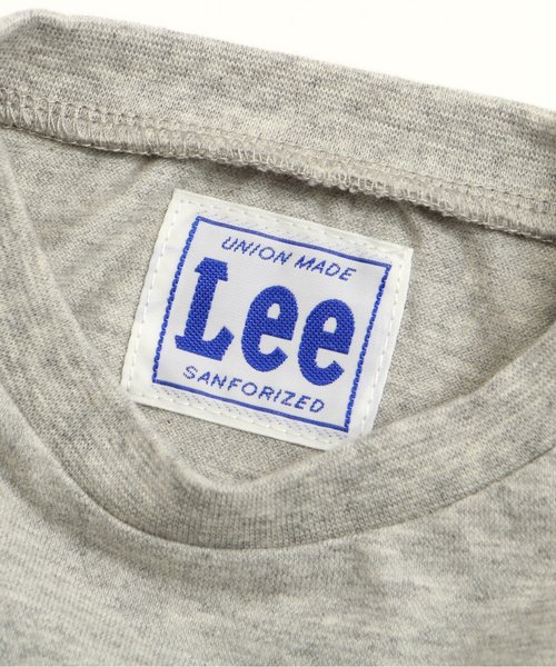 apres les cours（アプレレクール）の「LEE袖フリルTシャツ（Tシャツ/カットソー・キッズ・グレー/オフホワイト・100/120/80/90/110/130/140）」の6枚目の写真