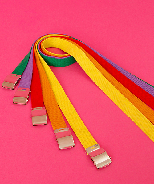 WEGO（ウィゴー）の「WEGO/ガチャベルト（ベルト・レディース・ライトピンク/イエロー系その他/ブラック/オレンジ/パープル/ライトパープル/その他1/ホワイト/レッド/オレンジ系その他/ブルー/ピンク/イエロー/グリーン・FREE）」の17枚目の写真