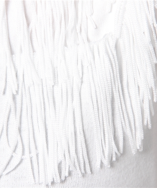 FACETASM（ファセッタズム）の「【FACETASM/ファセッタズム】 FRINGE TANK TOP：タンクトップ#（タンクトップ・レディース・ブラック/ホワイト・SMALL）」の3枚目の写真