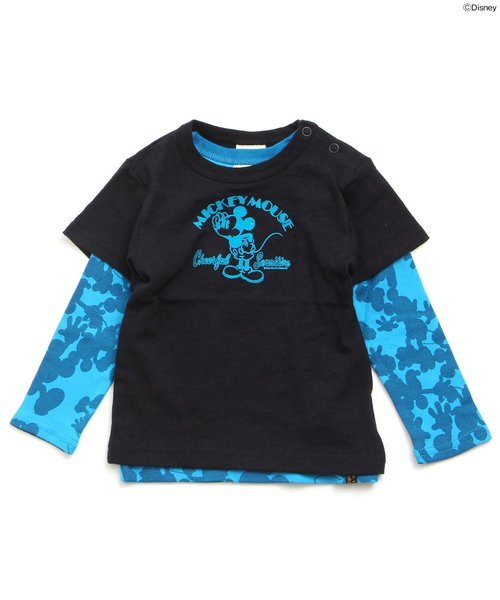 F.O.KIDS（エフオーキッズ）の「Disney（ディズニー） 2PセットTシャツ（Tシャツ/カットソー・キッズ・オフホワイト/ターコイズブルー/グリーン・90/100/110/120/80/130/95/140）」の3枚目の写真