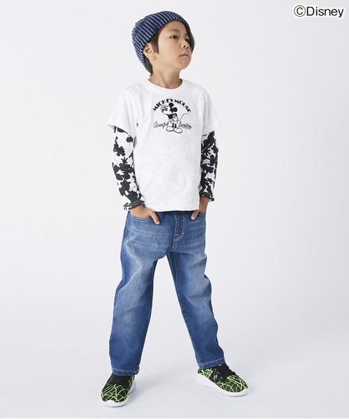 F.O.KIDS（エフオーキッズ）の「Disney（ディズニー） 2PセットTシャツ（Tシャツ/カットソー・キッズ・オフホワイト/ターコイズブルー/グリーン・90/100/110/120/80/130/95/140）」の14枚目の写真