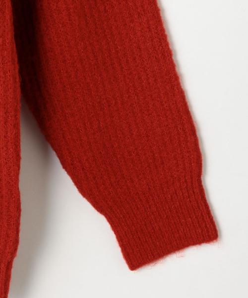 coen（コーエン）の「ストレッチ畦編みクルーネックニット（ニット/セーター・メンズ・Brick /ネイビー/ダークグレー/グレー・LARGE/MEDIUM/X-LARGE/SMALL）」の7枚目の写真