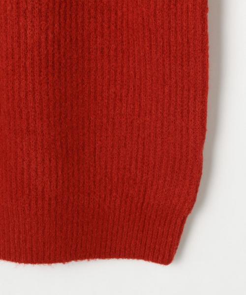 coen（コーエン）の「ストレッチ畦編みクルーネックニット（ニット/セーター・メンズ・Brick /ネイビー/ダークグレー/グレー・LARGE/MEDIUM/X-LARGE/SMALL）」の8枚目の写真