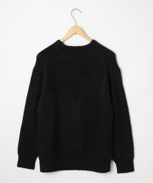 coen（コーエン）の「ストレッチ畦編みクルーネックニット（ニット/セーター・メンズ・Brick /ネイビー/ダークグレー/グレー・LARGE/MEDIUM/X-LARGE/SMALL）」の18枚目の写真