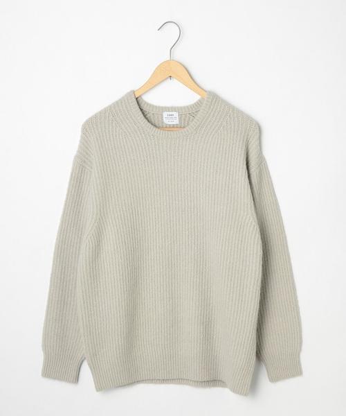 coen（コーエン）の「ストレッチ畦編みクルーネックニット（ニット/セーター・メンズ・Brick /ネイビー/ダークグレー/グレー・LARGE/MEDIUM/X-LARGE/SMALL）」の14枚目の写真