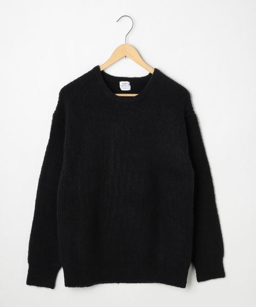 coen（コーエン）の「ストレッチ畦編みクルーネックニット（ニット/セーター・メンズ・Brick /ネイビー/ダークグレー/グレー・LARGE/MEDIUM/X-LARGE/SMALL）」の10枚目の写真