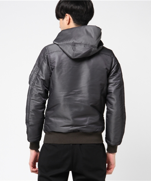 FUGA（フーガ）の「ボリュームフードMA-1ジャケット MA-1ブルゾン（MA