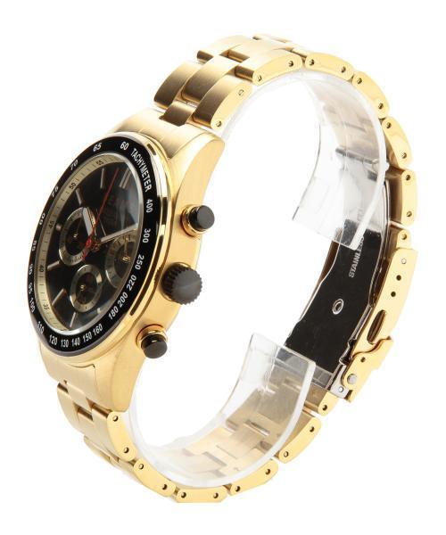 bpr BEAMS（ビーピーアール ビームス ）の「BEAMS / カラークロノグラフウォッチⅡ GLD  （アナログ腕時計・メンズ・ゴールド・ONE SIZE）」の3枚目の写真