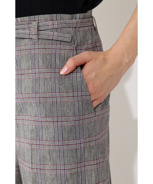 22 OCTOBRE（ヴァンドゥ－オクトーブル）の「【STORY７月号掲載 】細ベルト付ワイドパンツ（その他パンツ・レディース・ネイビー/グレー系その他/ピンク・36/40/38）」の11枚目の写真