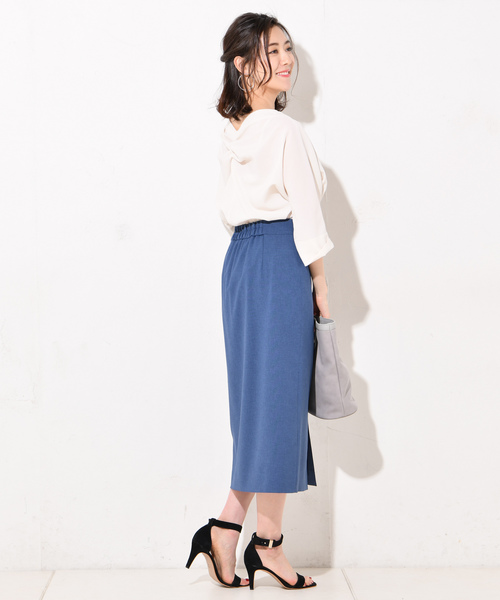 RIVE DROITE（リヴドロワ）の「バックツイストブラウス（シャツ/ブラウス・レディース・オフホワイト/ベージュ/ネイビー・FREE）」の14枚目の写真