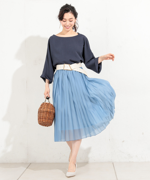 RIVE DROITE（リヴドロワ）の「バックツイストブラウス（シャツ/ブラウス・レディース・オフホワイト/ベージュ/ネイビー・FREE）」の6枚目の写真