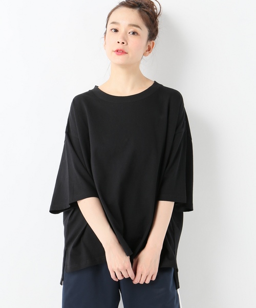 JOURNAL STANDARD（ジャーナルスタンダード）の「CHAMPテンジクビッグTシャツ#（Tシャツ/カットソー・レディース・ホワイト/ブラック/グレー/レモンイエロー・FREE）」の2枚目の写真