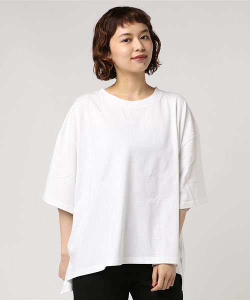 JOURNAL STANDARD（ジャーナルスタンダード）の「CHAMPテンジクビッグTシャツ#（Tシャツ/カットソー・レディース・ホワイト/ブラック/グレー/レモンイエロー・FREE）」の7枚目の写真