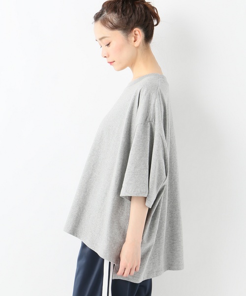 JOURNAL STANDARD（ジャーナルスタンダード）の「CHAMPテンジクビッグTシャツ#（Tシャツ/カットソー・レディース・ホワイト/ブラック/グレー/レモンイエロー・FREE）」の14枚目の写真