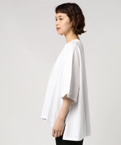 JOURNAL STANDARD（ジャーナルスタンダード）の「CHAMPテンジクビッグTシャツ#（Tシャツ/カットソー・レディース・ホワイト/ブラック/グレー/レモンイエロー・FREE）」の5枚目の写真