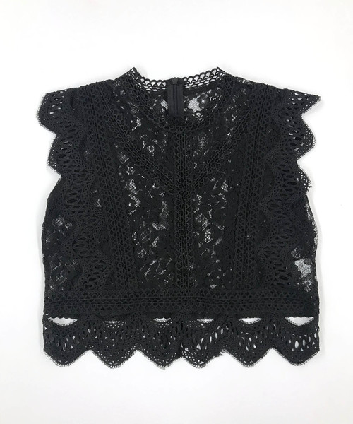 Cheek(チーク)の「コンパクトレーシートップス(シャツ/ブラウス・レディース・ホワイト/ブラック・MEDIUM)」の16枚目の写真