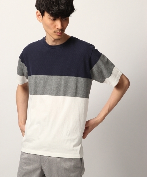 GLOBAL WORK(グローバルワーク)の「アミジキリカエTEE/792226(Tシャツ/カットソー・メンズ・ホワイト/ライトブルー/ブルー系その他7・SMALL/MEDIUM/LARGE/X-LARGE)」の17枚目の写真