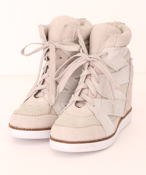 Another Edition（アナザーエディション）の「AE×J/C STUDS InWEG SNK　Я（スニーカー・レディース・オフホワイト/ブラック・36/37/38）」の2枚目の写真