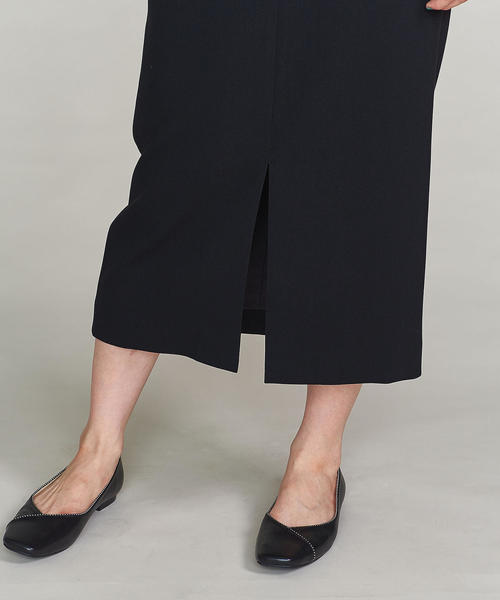 BEAUTY&YOUTH UNITED ARROWS(ビューティーアンドユースユナイテッドアローズ)の「BY ダブルクロスタイトスカート ◆(スカート・レディース・ブラック/ベージュ/パープル/ライトブルー・MEDIUM/SMALL)」の12枚目の写真