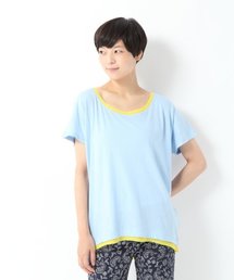 【GLOBAL WORK】シフォンレイヤーチュニック/半袖