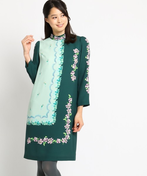 セール Sunauna スーナウーナ のファッション Sunauna スーナウーナ のワンピース モケット柄プリントワンピース 545 18 02 をセール価格で購入できます World 洗える ワンピース モケット柄プリントワンピース ワンピース 純正 価格 販売