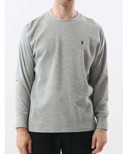 POLO RALPH LAUREN�i�|�������t���[�����j�́u�yPOLO RALPH LAUREN�zMIX MEDIA �����O�X���[�u ���b�t�� �N���[�i���̑��g�b�v�X�j�v�b�w�U�[�O���[