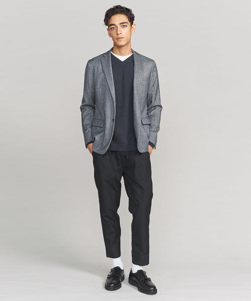 BEAUTY&YOUTH UNITED ARROWS（ビューティーアンドユースユナイテッドアローズ）の「BY  サキソニー 2B ジャケット ◆（テーラードジャケット・メンズ・グレー/その他1/ネイビー・LARGE/MEDIUM/SMALL/X-LARGE）」の12枚目の写真