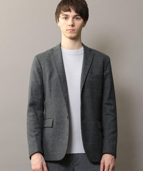 BEAUTY&YOUTH UNITED ARROWS（ビューティーアンドユースユナイテッドアローズ）の「BY  サキソニー 2B ジャケット ◆（テーラードジャケット・メンズ・グレー/その他1/ネイビー・LARGE/MEDIUM/SMALL/X-LARGE）」の6枚目の写真