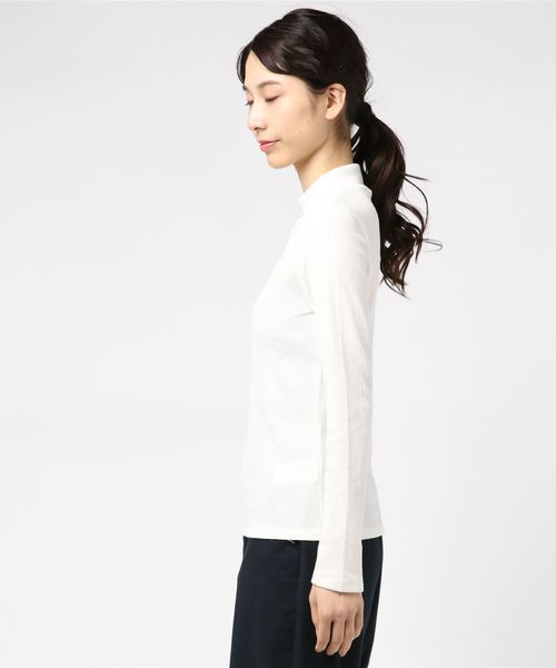 axes femme（アクシーズファム）の「モチーフレースインナープルオーバー（Tシャツ/カットソー・レディース・ブラック/ブルーグリーン/ワイン/キナリ・MEDIUM）」の5枚目の写真