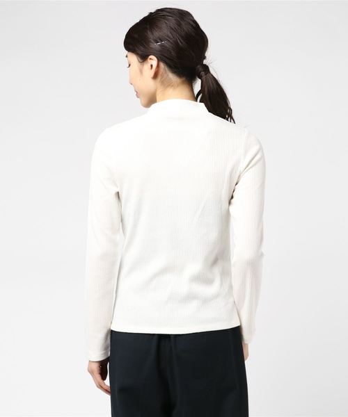 axes femme（アクシーズファム）の「モチーフレースインナープルオーバー（Tシャツ/カットソー・レディース・ブラック/ブルーグリーン/ワイン/キナリ・MEDIUM）」の6枚目の写真